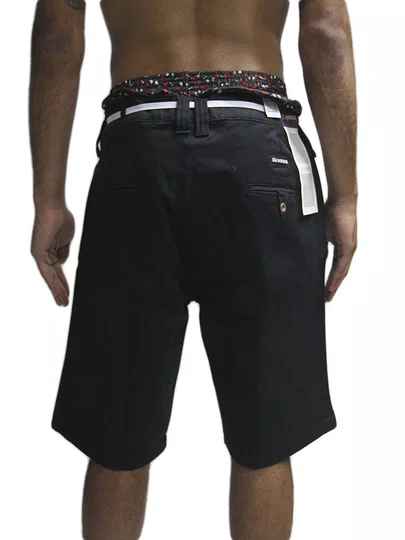 Bermuda De Passeio Masculina Hocks Sarja Enigma - Preto