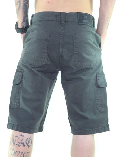 Bermuda de Passeio Masculina Juicy Basic Cargo - Verde Musgo