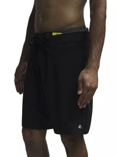 Bermuda De Passeio Masculina Surfly 4 Partes Lisa - Preto