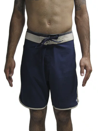 Bermuda De Passeio Masculina Surfly Perna Redonda Lisa - Marinho