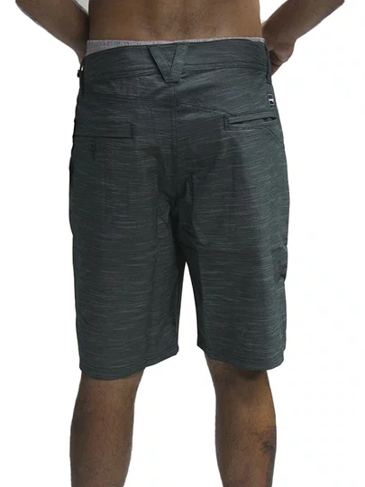 Bermuda De Passeio Masculina Volcom Hibrida Slub Frickil - Verde Mesclado