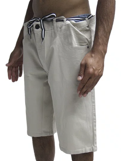 Bermuda De Passeio Masculino South Shore Streetch Color - Areia
