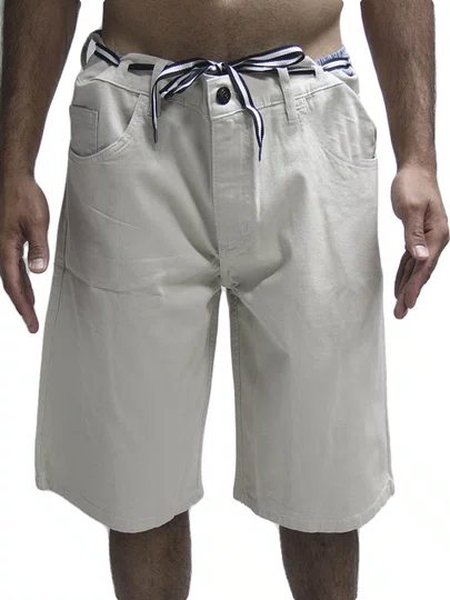 Bermuda De Passeio Masculino South Shore Streetch Color - Areia