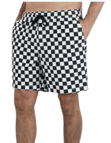 Bermuda De Passeio Vans Checkerboard - Preto/Branco