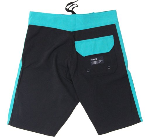 Bermuda Infantil para Banho Hurley Enjoy - Preto/Verde