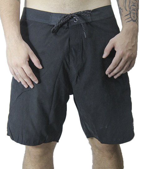 Bermuda Masculina Hibrida HB Liso Cupro Like - Preto