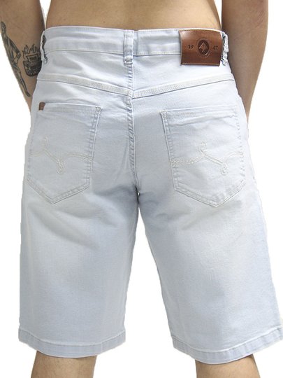 Bermuda Jeans De Passeio LRG Delave Denin - Azul Claro