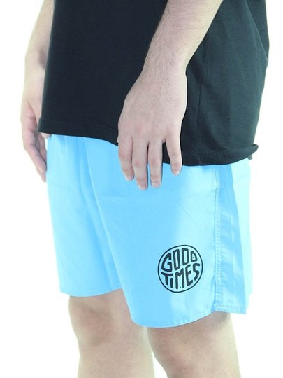 Bermuda Masculina para Banho Grow Basic Blue - Azul