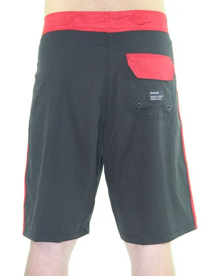 Bermuda Masculina para Banho Hurley Contraste - Vermelho