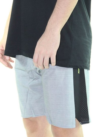 Bermuda Masculina para Banho Rip Curl Medina M10 - Cinza/Verde