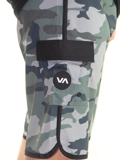 Bermuda Masculina para Banho RVCA Eastern III 20 - Camuflado