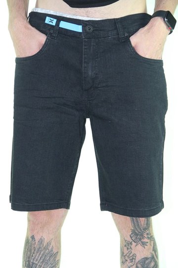 Bermuda Masculina para Paseio Hurley Poly Jeans - Preto