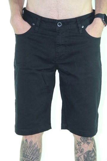 Bermuda Masculina para Passeio Volcom Jeans Black Vorta - Preto