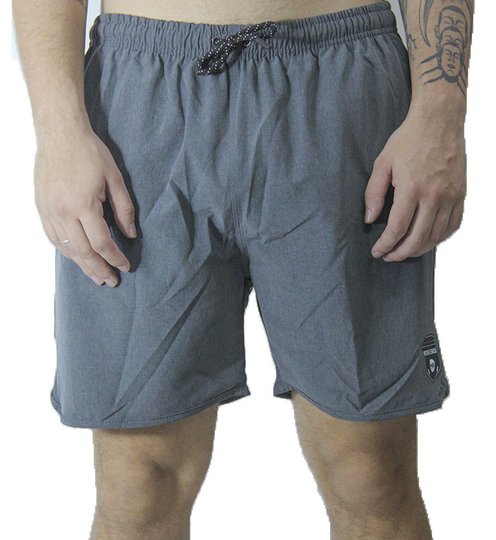 Bermuda De Elastico HB Básico Round - Cinza Mescla