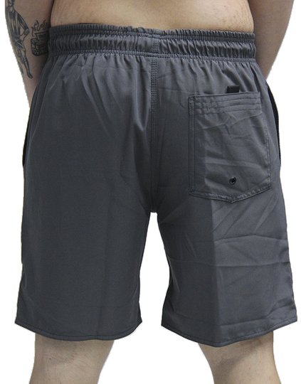 Bermuda Masculina Passeio VLCS Elástico Basic - Chumbo
