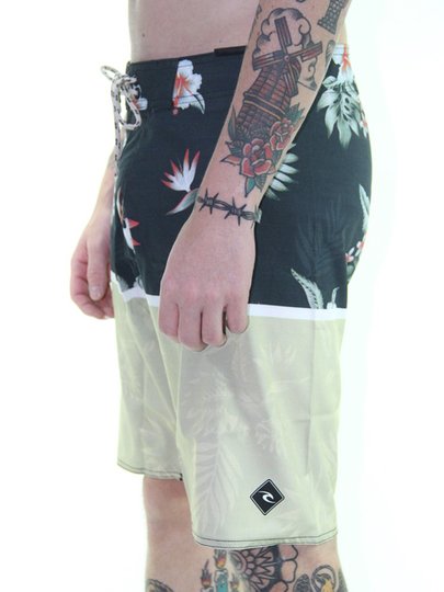 Bermuda para Banho Rip Curl Vidasoul - Floral/Bege