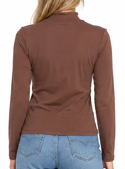 Blusa Feminina Fila Essentials Rib - Marrom