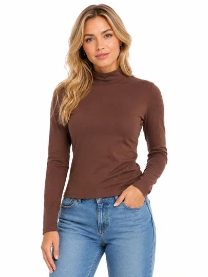 Blusa Feminina Fila Essentials Rib - Marrom