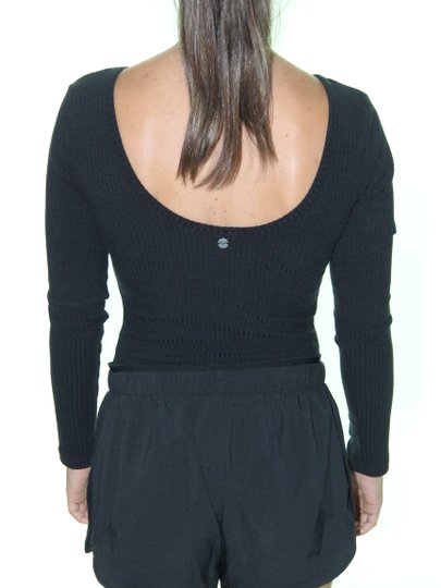Blusa Feminina Roxy Body Manga Longa - Preto