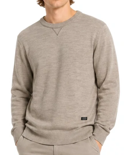 Blusa Masculina Tricot Vissla Haldon - Marrom