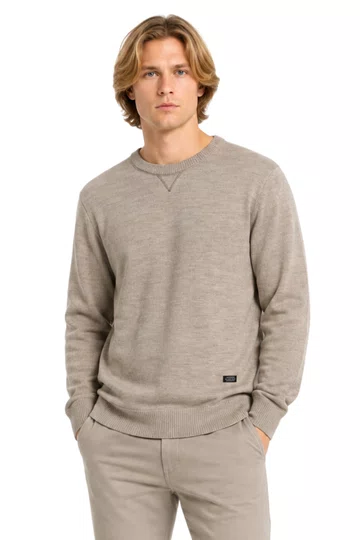 Blusa Masculina Tricot Vissla Haldon - Marrom