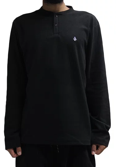 Blusa Masculina Volcom Russel - Preto