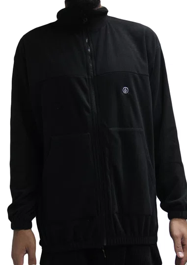 Blusa Masculina Volcom Stone Stellar Manga Curta Estampada - Preto
