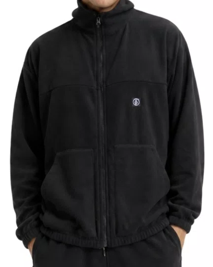Blusa Masculina Volcom Stone Stellar Manga Curta Estampada - Preto