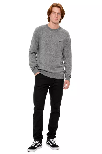 Blusão Masculino Malha Freesurf - Cinza/Mescla