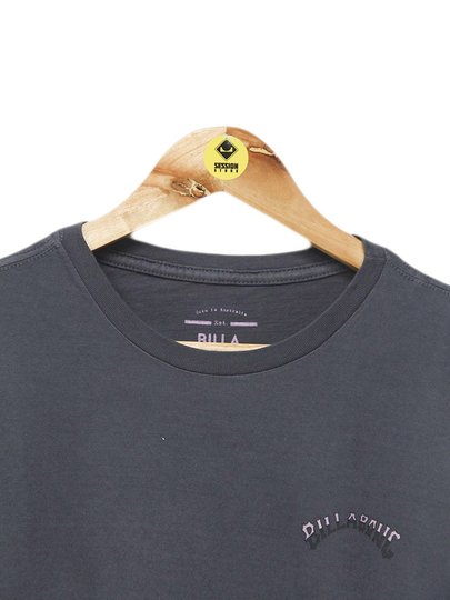 Blusinha Feminina Billabong Day Tripper Manga Curta Estampada - Preto