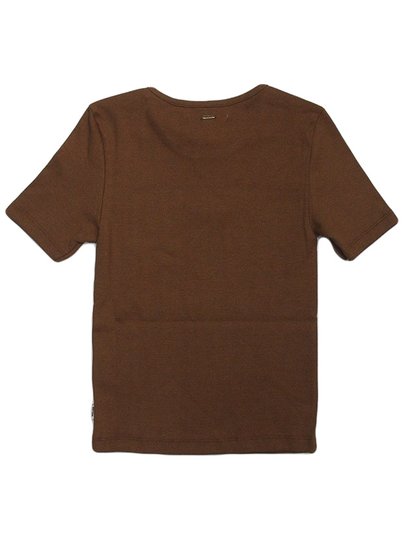Blusinha Feminina Rip Curl Premium Surf Manga Curta Estampada - Marrom