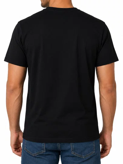Camiseta Masculina Vans Stretch Logo - Preto