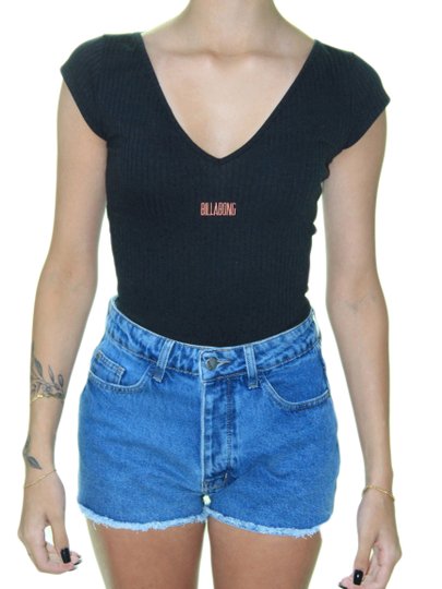 Body Feminino Billabonng Little - Preto