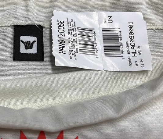 Bolsa Bag Hang Loose Ecológica Fernando de Noronha - Areia