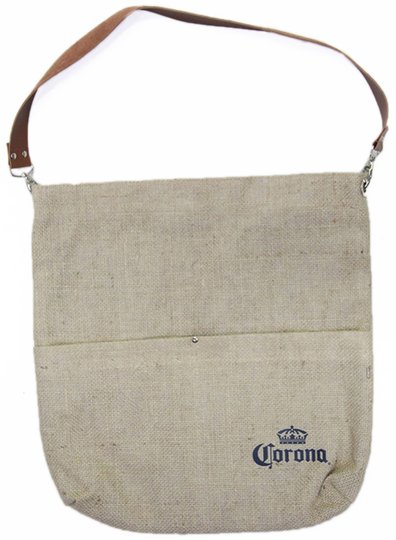 Bolsa Corona Juta Vintage - Bege