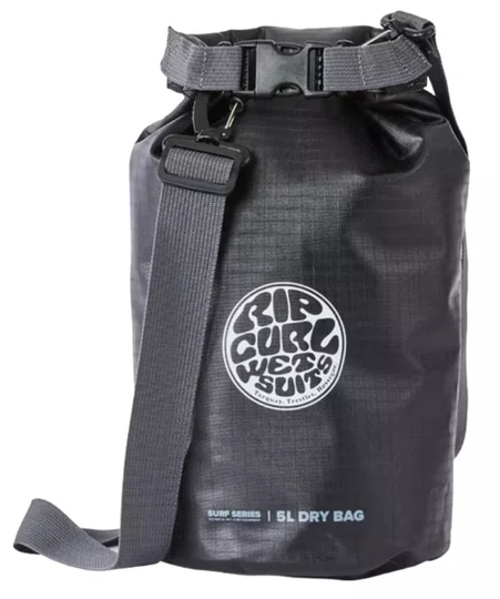 Bolsa Rip Curl Surf Series Barrel Bag 5L - Preto/Cinza