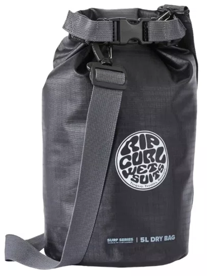 Bolsa Rip Curl Surf Series Barrel Bag 5L - Preto/Cinza