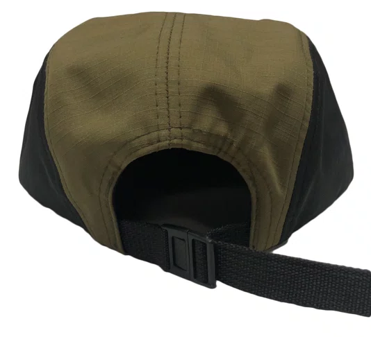 Boné Aba Reta 90's Skateboard Five Panel - Bege/Verde