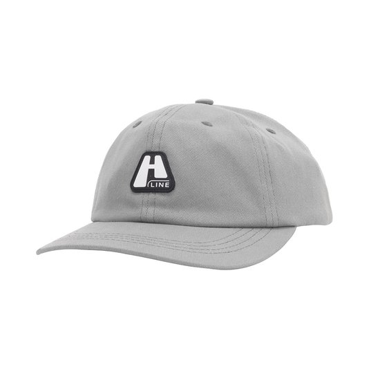 Boné Aba Curva High 6 Panel Logo Line - Cinza