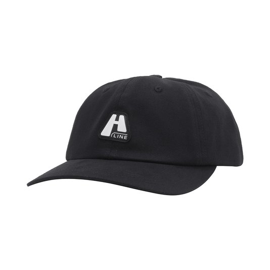 Boné Aba Curva High 6 Panel Logo Line - Preto
