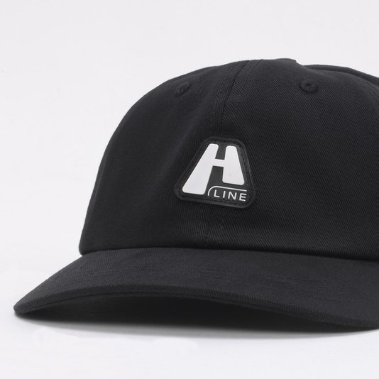 Boné Aba Curva High 6 Panel Logo Line - Preto