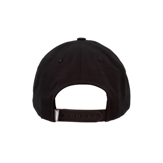 Boné Aba Curva High 6 Panel Logo Line - Preto