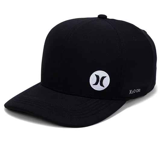 Boné Aba Curva Hurley Coin - Preto
