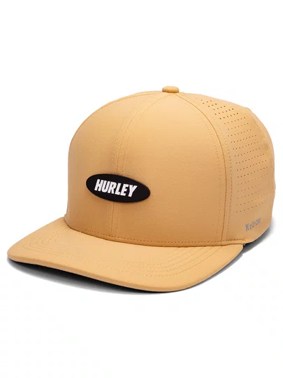 Boné Aba Curva Hurley Fastplate - Bege