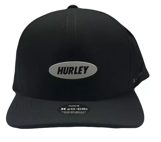 Boné Aba Curva Hurley Fastplate - Preto