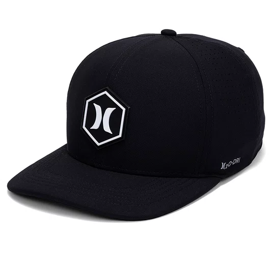 Boné Aba Curva Hurley Hexa - Preto