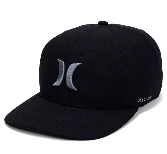 Boné Aba Curva Hurley Icon - Preto