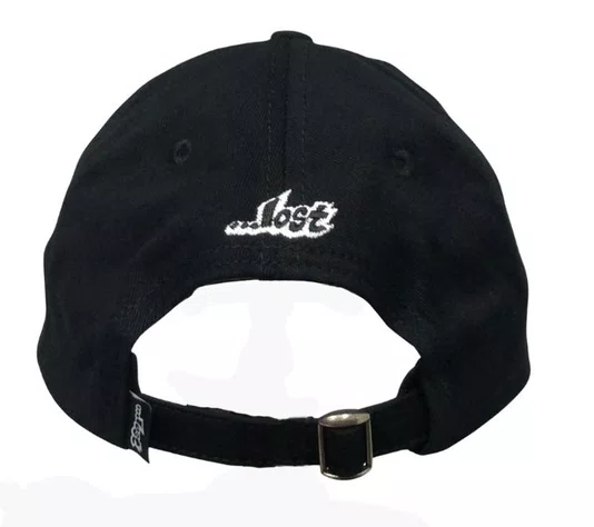 Boné Aba Curva Lost Flexfit Dad Hat Saturno - Preto