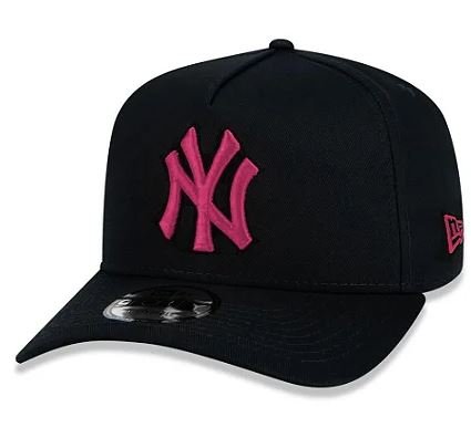 Boné Aba Curva New Era 940 Yankees - Preto