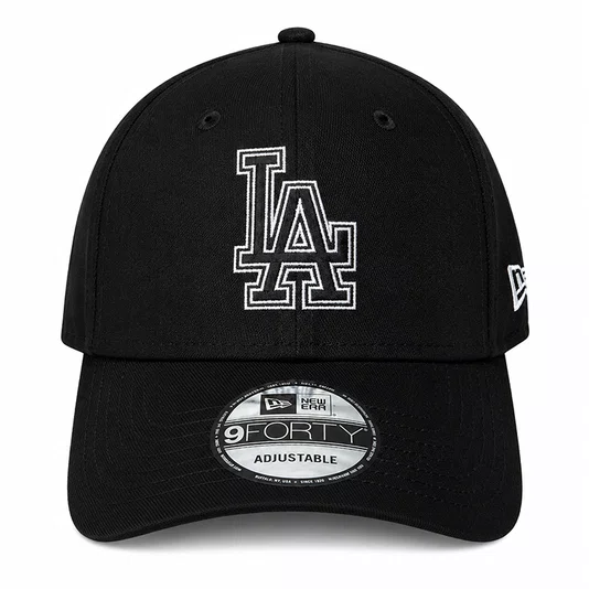 Boné Aba Curva New Era 9Forty Los Angeles Dodgers - Preto